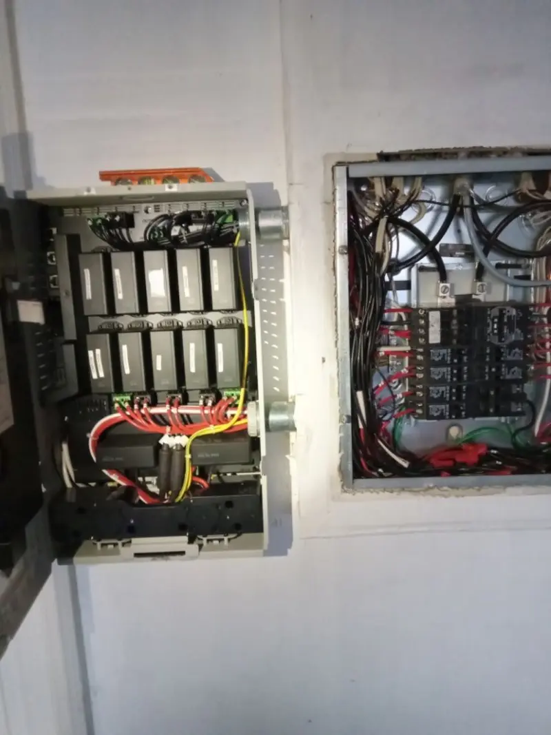 Electrical panel upgrade completed for Indoor Lighting Installation in Lucedale
